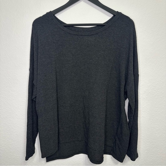 Joyspun Black Long Sleeve Lounge Top Size Large (12-14) - Picture 1 of 5
